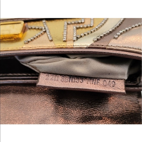 Fendi Vanity bag goat leather+Swarovski crystals - Picture 6 of 8